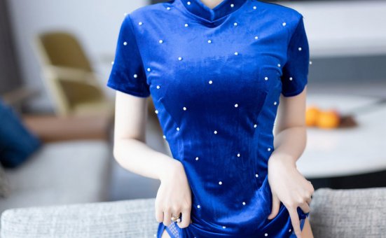 玥儿玥《性感蓝色短裙》原版写真 [91P-745MB]