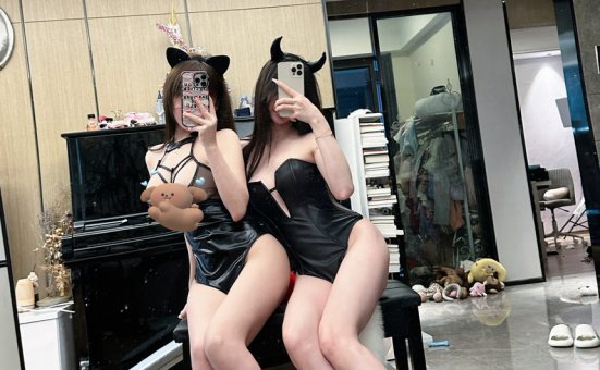 奔跑的晶骡儿 – 黑色姐妹花 [17P-143MB]