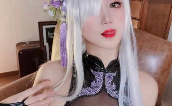 [三度_69] 紫色旗袍 [37P+3V-320M]