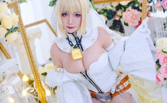 巴鲁巴鲁BaRu – 尼禄花嫁 [13P-343MB]