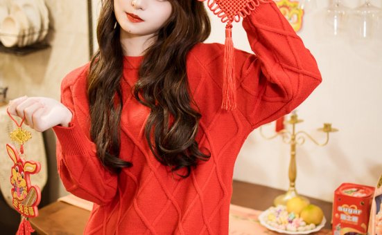 [YALAYI雅拉伊]2023.01.19 NO.1001 穿上你送的红毛衣 小亭[45+1P／532MB]