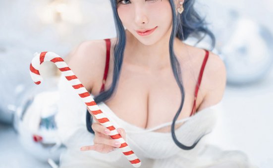 雨波_HaneAme – Original 2023 White Christmas Moose Onesan(麋鹿姐姐)[38P-205M]