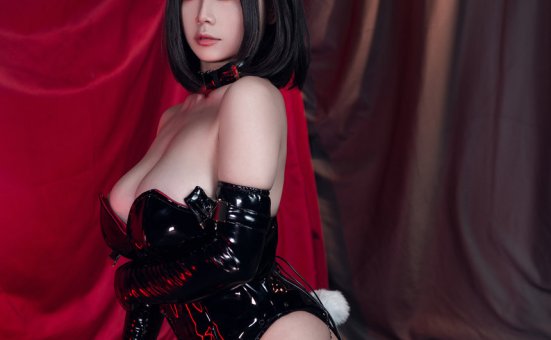 末夜787 – 黑色漆皮兔女郎 [44P+1V-829MB]