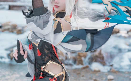 如月灰 – NO.24 申鹤 原神 [15P-55MB]