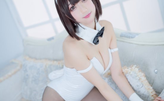 周叽是可爱兔兔 NO.033 – 加藤惠兔女郎 [32P346M]