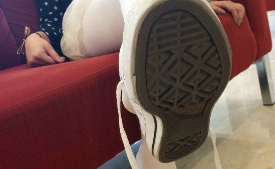 [YJ街拍]012 白丝帆布鞋[31P-25MB]