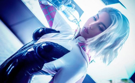 性感曼妙美女紧身衣cosplay写真图片