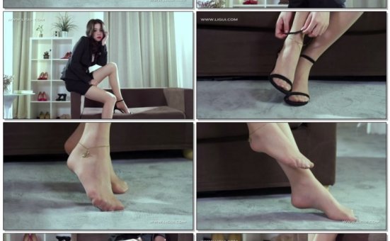 [Ligui丽柜]新人职场模特小紫[1V/257M]