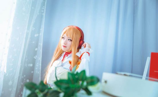 刀剑神域结成明日奈亚丝娜cos美腿写真图片