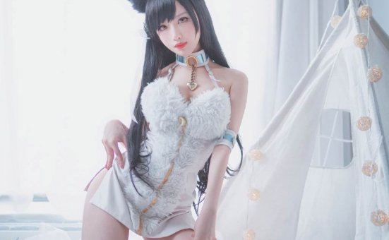 碧蓝航线爱宕cos美女性感写真图片