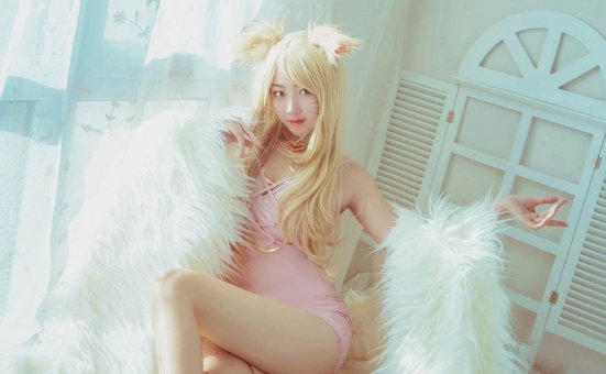 英雄联盟cos美女高清性感kda阿狸同人写真