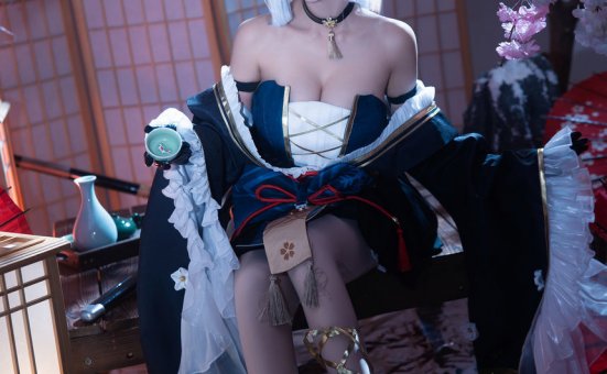 Seya-狮砸 –  原神 神里绫华·霜刃[12P-195.6M]