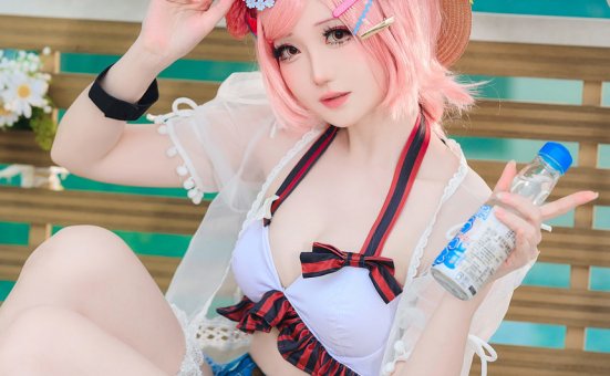 焖焖碳 明日方舟_澄闪泳装_[22P-166MB]