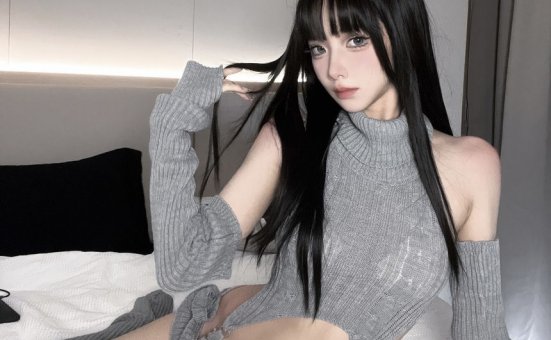 果咩酱w – 灰灰毛衣 [23P+2V-343MB]