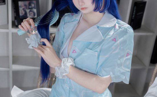 纸悦Etsu_ko-蔚蓝档案-早濑优香睡衣[35P-566MB]