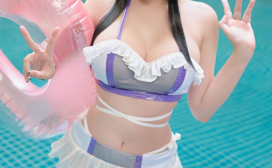 ZinieQ-Tifa Lockhart Swimsuit[38P+7V-1.26G]