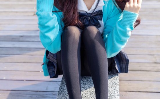 丝恋摄影 NO.020 小梦-学院风 jk连衣裙 黑色丝袜 黑色小皮鞋[228P+1V／4.38GB]