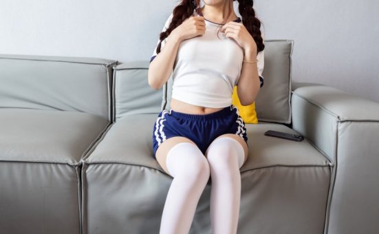 丝恋摄影 NO.056 小梦-经典蓝白体操服  厚白丝袜 白色帆布鞋[197P+1V／3.81GB]