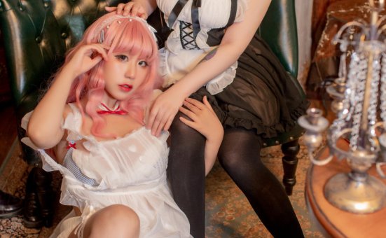 皮皮奶可可爱了啦&喵零 –   双人女仆 [24P-331MB]