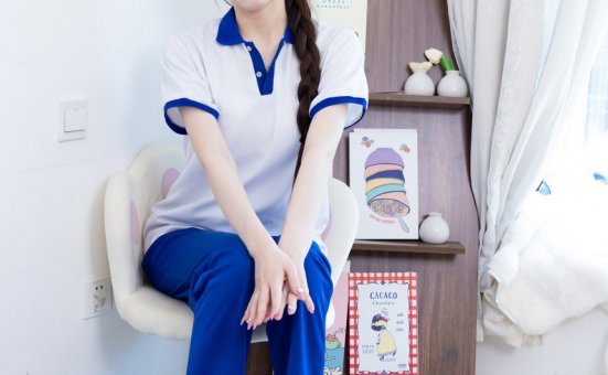 物恋传媒 No.2824 晚舟-板鞋、白棉袜、裸足、校服