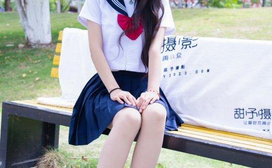 甜予摄影 No.214 小橙子-平底鞋、白棉袜